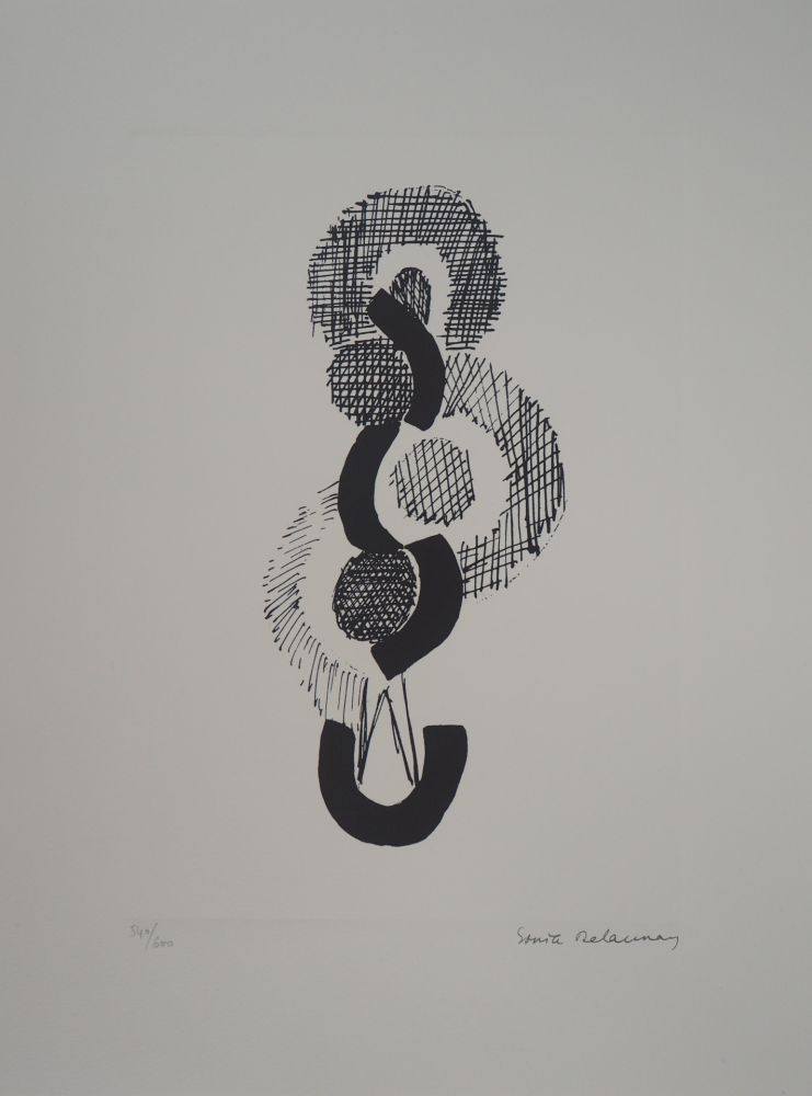 Литография Delaunay - Danse, rythme sans fin