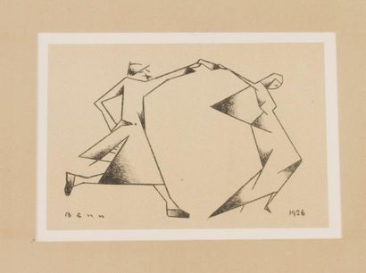 Литография Rabinowicz - Danses et mouvements. 12 lithographies originales.