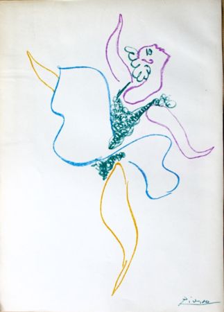 Литография Picasso -  Danseuse  