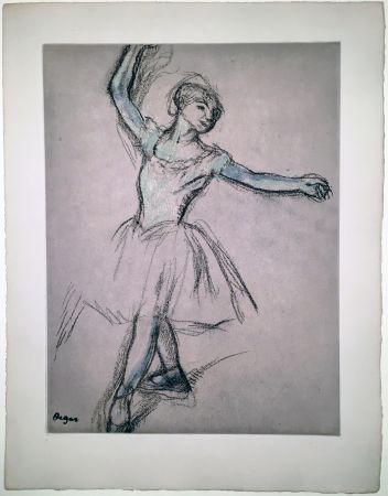Офорт И Аквитанта Degas - Danseuse (étude, vers 1878)
