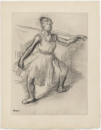 Офорт Degas - Danseuse (étude, vers 1878)