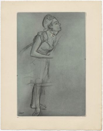 Офорт И Аквитанта Degas - Danseuse (étude, vers 1878)