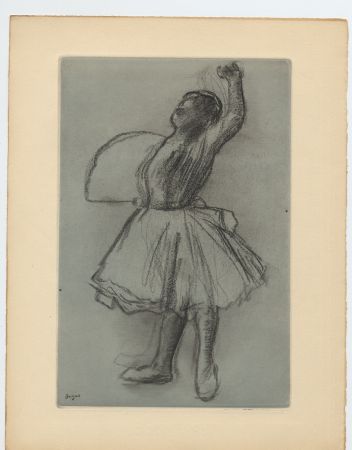 Офорт И Аквитанта Degas - Danseuse (étude, vers 1890)