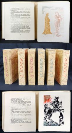 Иллюстрированная Книга Dali - Dante : LA DIVINE COMÉDIE. 6 volumes. 100 planches couleurs (1959-1963).