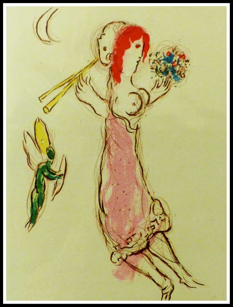 Литография Chagall - DAPHNIS & CHLOE