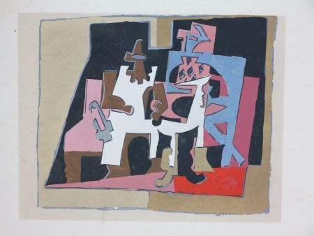 Трафарет Picasso - D’après Pablo Picasso (1881-1973). Intérieur. 1933. Pochoir sur papier.