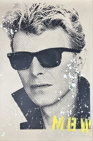 Монотип Mr Brainwash - David Bowie – Dripping , stencil and screenprint on paper