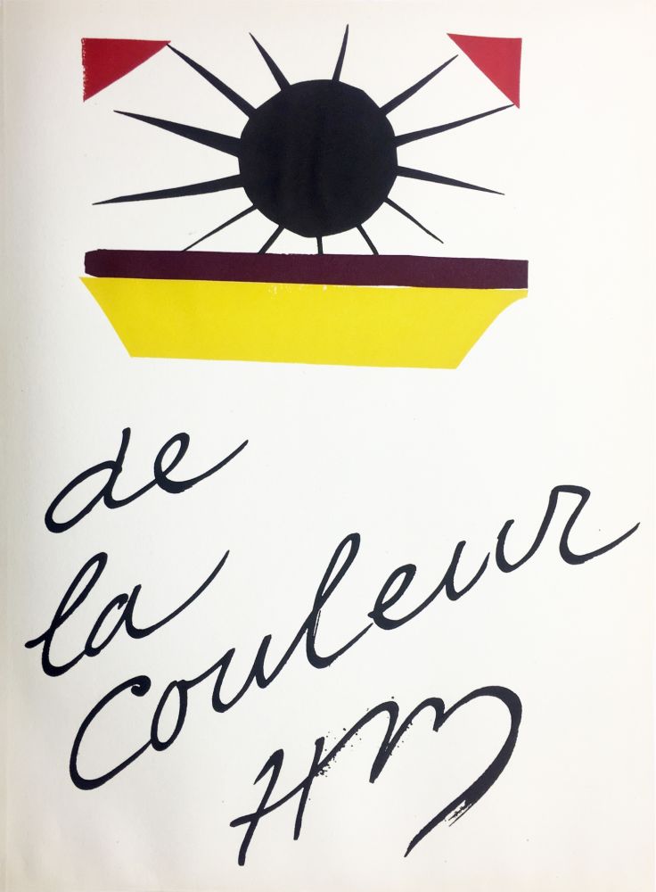 Литография Matisse - DE LA COULEUR  (Pour la revue Verve n°13, 1945)