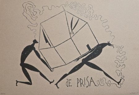 Литография Bedia - De Prisa