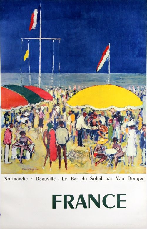 Гашение Van Dongen - Deauville  Le Bar Au Soleil  Normandie