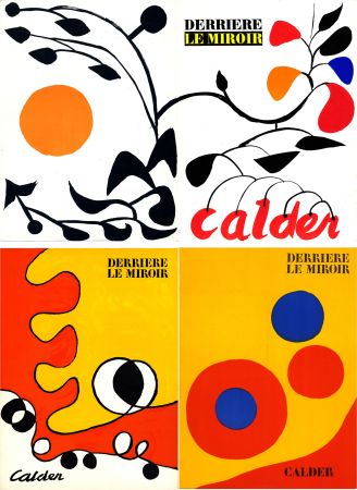 Иллюстрированная Книга Calder - DERRIÈRE LE MIROIR - CALDER (11 volumes parus de 1950 à 1981), avec 49 LITHOGRAPHIES.