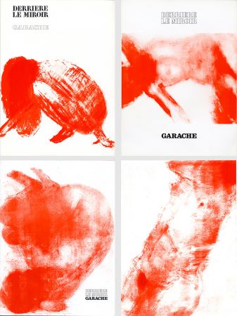 Иллюстрированная Книга Garache - DERRIÈRE LE MIROIR. GARACHE. Réunion des 3 numéros de la revue consacrés à Claude Garache (de 1975 à 1980).