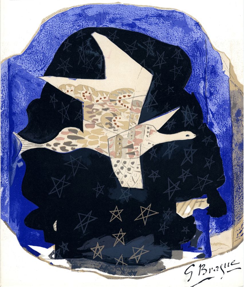 Иллюстрированная Книга Braque - DERRIÈRE LE MIROIR N° 115. BRAQUE. Juin-Juillet 1959