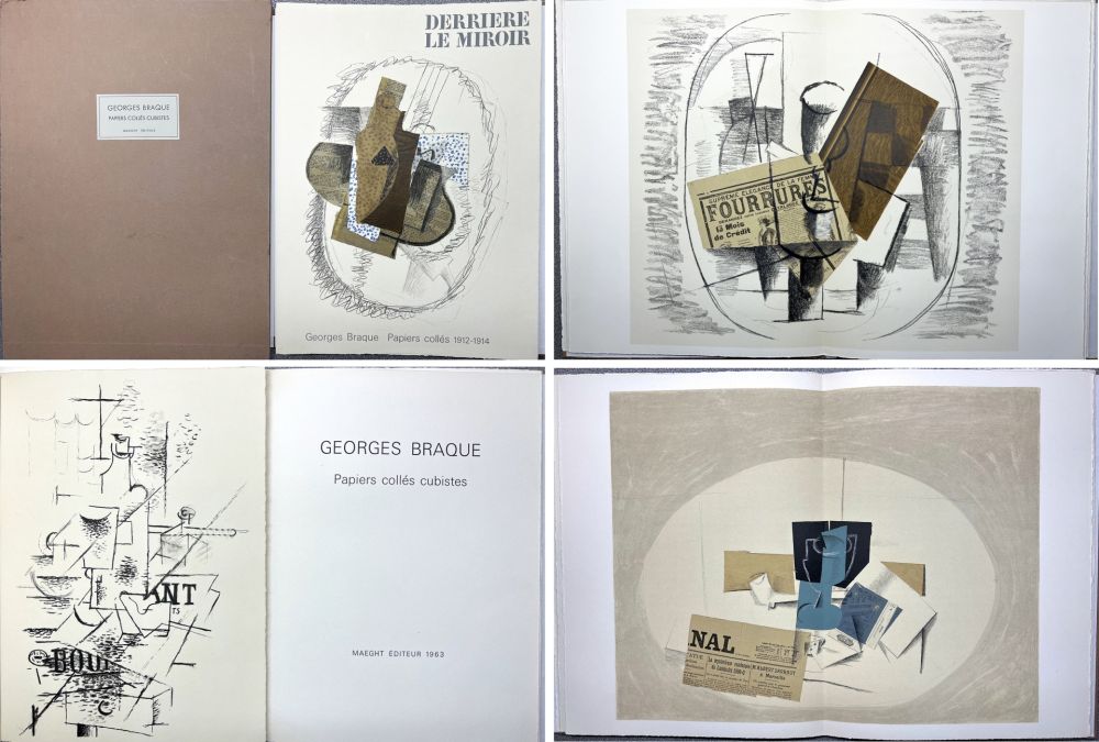 Иллюстрированная Книга Braque - DERRIÈRE LE MIROIR n° 138. GEORGES BRAQUE 