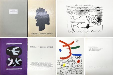 Иллюстрированная Книга Braque - DERRIÈRE LE MIROIR n° 144-145-146.Mai 1964. 