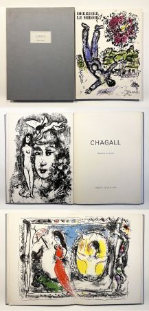 Иллюстрированная Книга Chagall - DERRIÈRE LE MIROIR N° 147. CHAGALL. DE LUXE SUR ARCHES. 3 lithographies (1964)