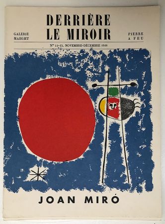 Иллюстрированная Книга Miró - Derrière le Miroir 14-15, Novembre 1948