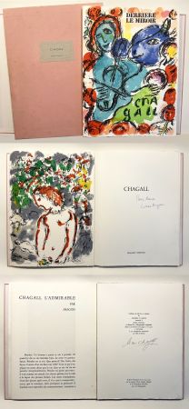 Иллюстрированная Книга Chagall - Derrière Le Miroir n° 198 - DE LUXE SIGNÉ PAR CHAGALL. 3 Lithographies originales (1972)