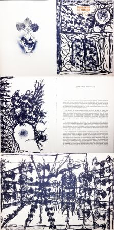 Иллюстрированная Книга Riopelle - Derrière le Miroir n° 232. 9 LITHOGRAPHIES ORIGINALES (1979).
