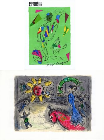 Иллюстрированная Книга Chagall - Derrière le Miroir n° 235 - CHAGALL. 2 LITHOGRAPHIES ORIGINALES (1979)
