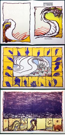 Иллюстрированная Книга Alechinsky - Derrière le Miroir n° 247. ALECHINSKY. 6 ESTAMPES ORIGINALES. 1981