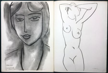 Иллюстрированная Книга Matisse - Derrière le Miroir n° 46-47. MATISSE. Mai 1952. 1ère Édition.