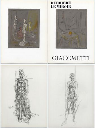 Иллюстрированная Книга Giacometti - Derrière le Miroir n° 65 . GIACOMETTI . Mai 1954.