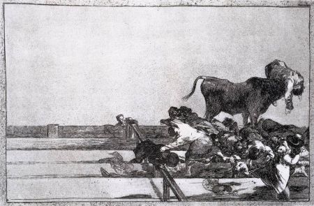 Офорт Goya - Desgracias