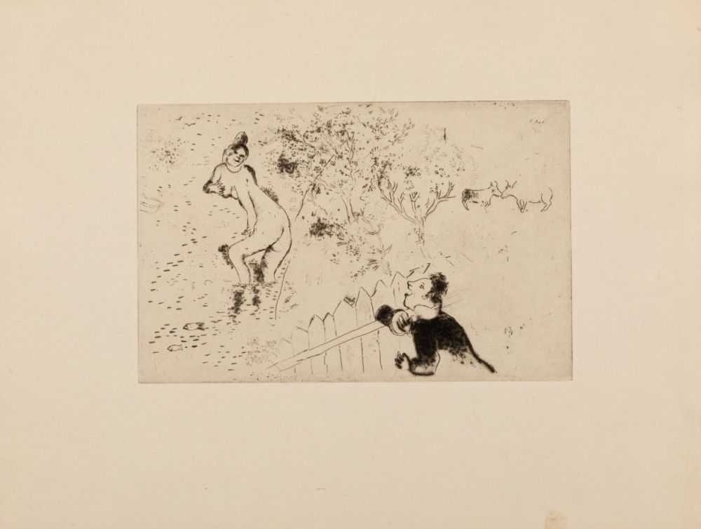 Гравюра Chagall - Desire III. Les sept Péchés capitaux (The Seven Deadly Sins)