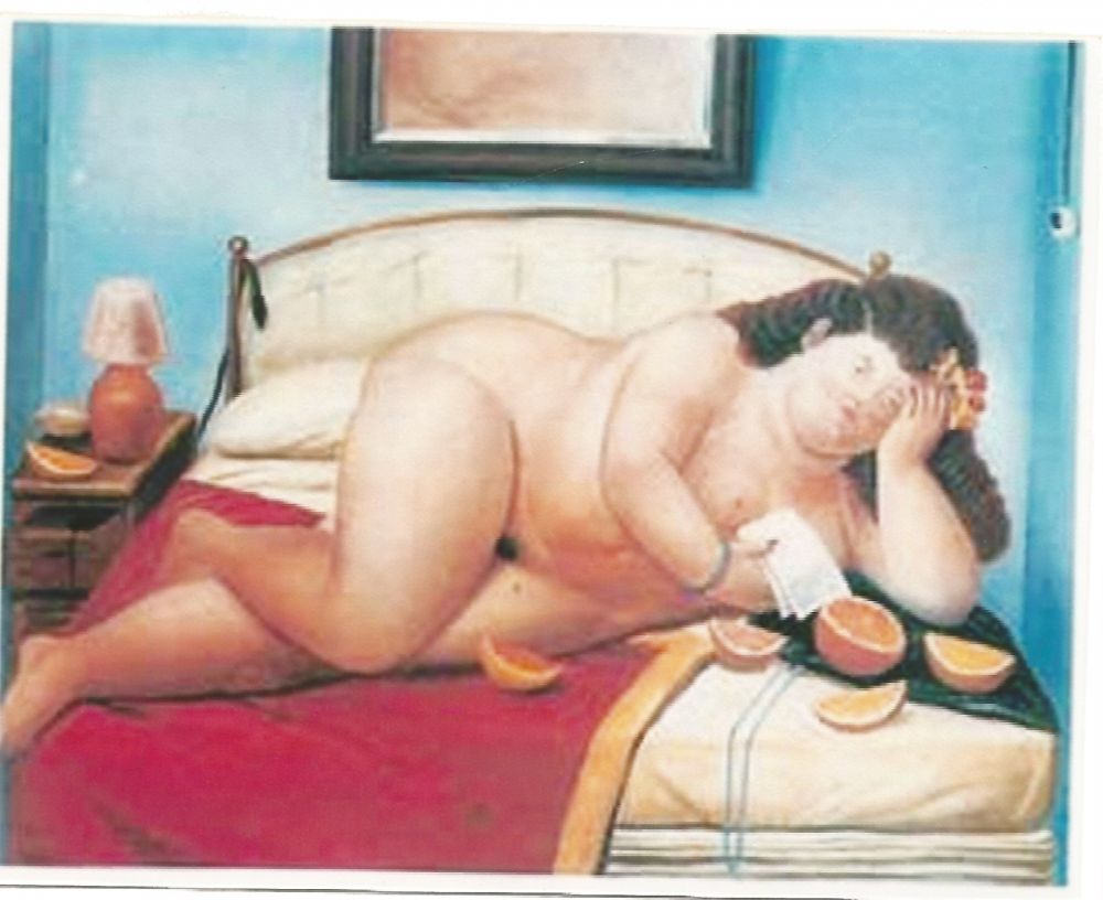 Гашение Botero - Desnudo