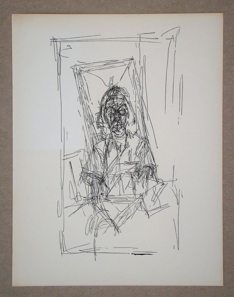 Литография Giacometti - Dessin, 1954