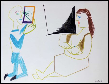 Литография Picasso (After) - DESSINS DE VALLAURIS II