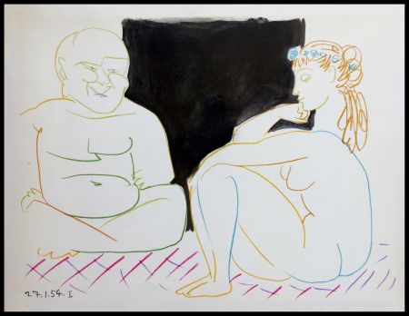Литография Picasso (After) - DESSINS DE VALLAURIS XI