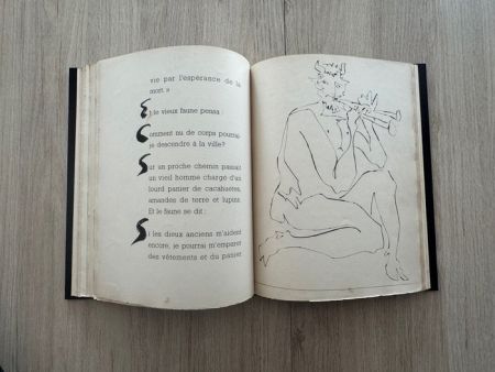 Иллюстрированная Книга Picasso - Deux Contes. Le Centaure Picador. Le crepuscule d'un Faune. Gravures de Pablo Picasso.