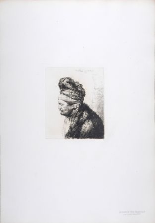 Фототипия Rembrandt - Deuxième tête orientale