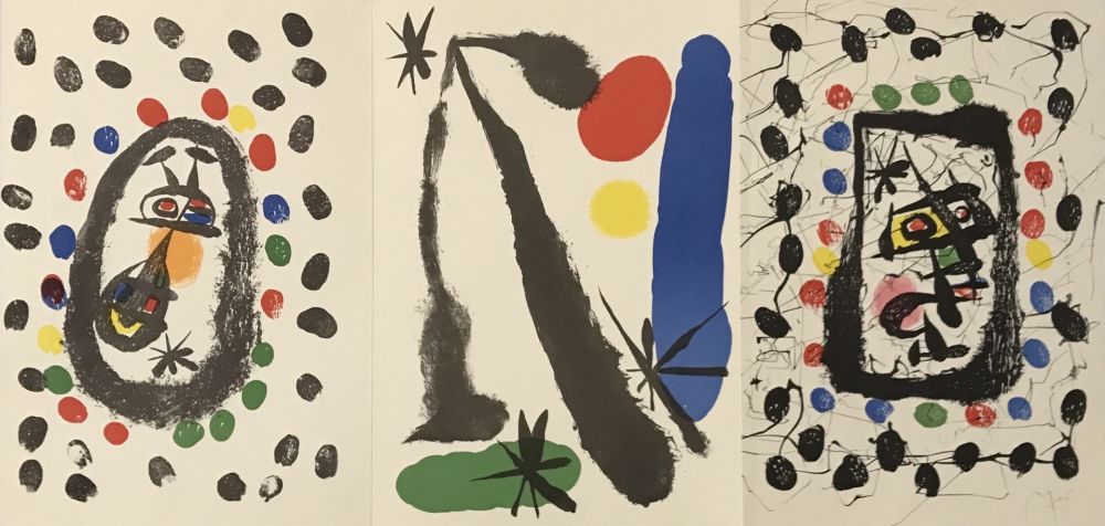 Литография Miró - Dibujos y Litografias From Papeles de Son Armadans in the Collection of Juan de Juanes