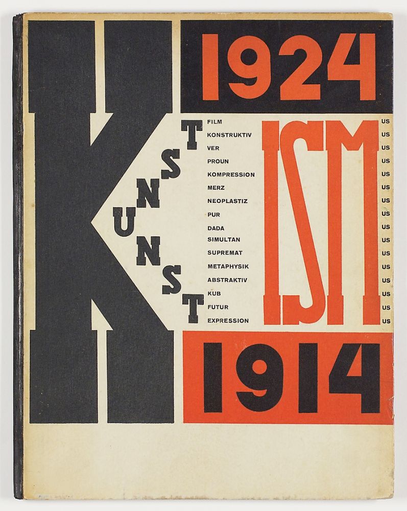 Иллюстрированная Книга El Lissitzky - Die Kunstismen / Les Ismes de l'Art / The Isms of Art