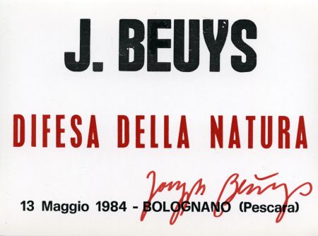 Гашение Beuys - Difesa della natura