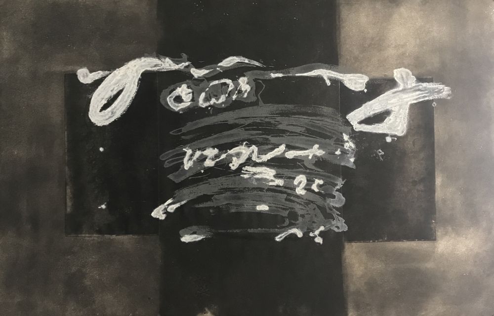 Гравюра Tàpies - Diptyque avec Croix