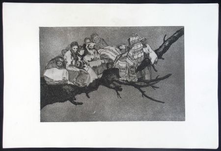 Офорт И Аквитанта Goya - DISPARATE RIDICULO