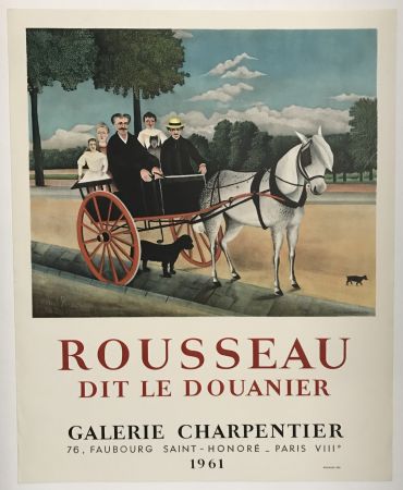 Литография Rousseau - Dit le Douanier