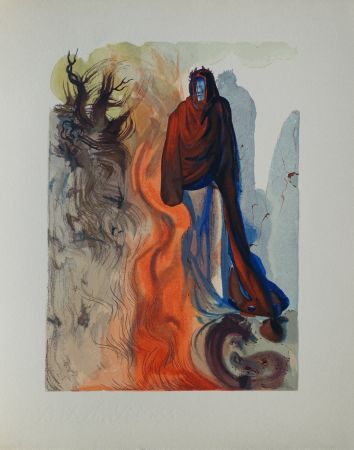 Гравюра На Дереве Dali - Divine Comédie, Enfer 34, Apparition de Pluton