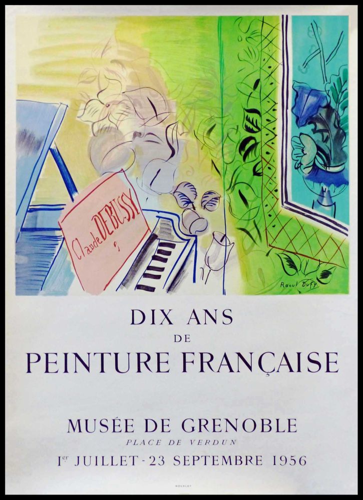 Литография Dufy - DIX ANS DE PEINTURES FRANCAISES MUSEE DE GRENOBLE