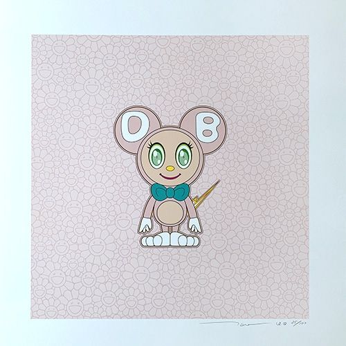Литография Murakami - DOB 2020 Light Pink