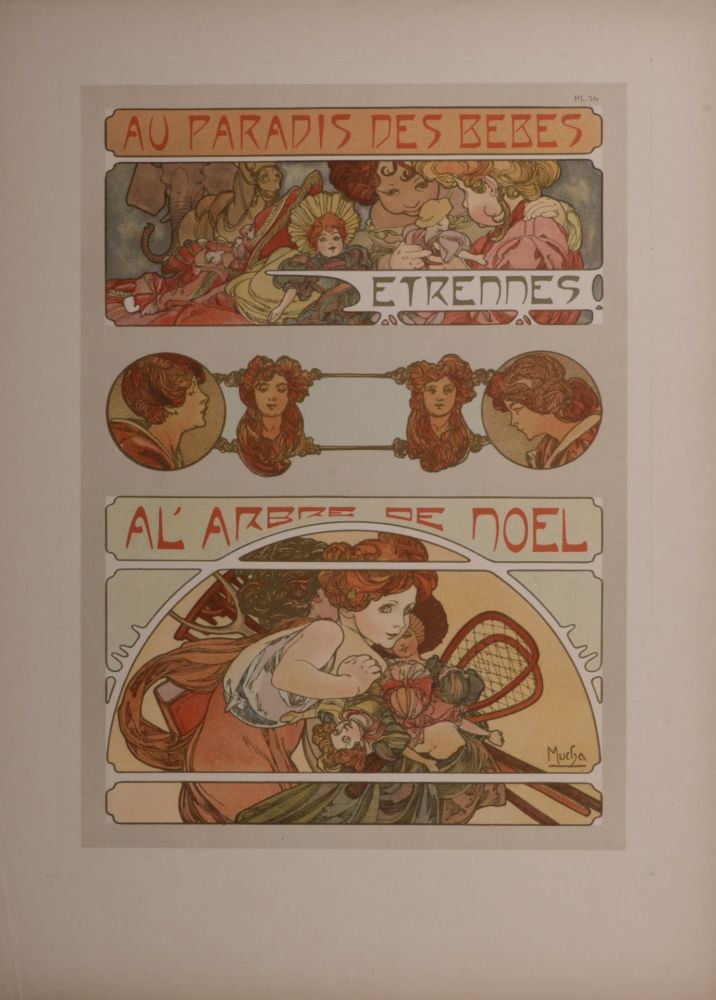 Литография Mucha - Documents Décoratifs, 1902