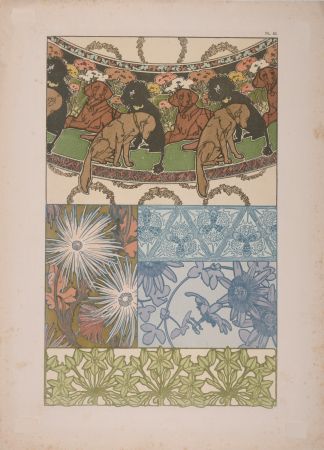 Литография Mucha - Documents Décoratifs, 1902 - PLATE 42