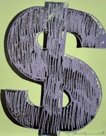 Сериграфия Warhol - Dollar sign