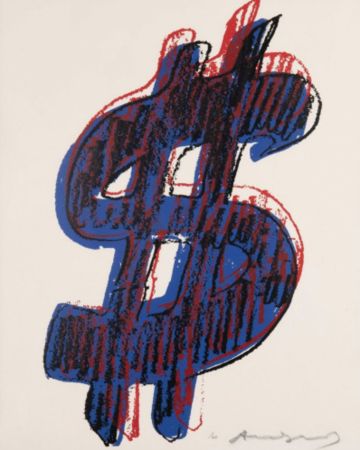 Сериграфия Warhol - Dollar Sign