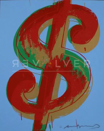 Сериграфия Warhol - Dollar Sign 277