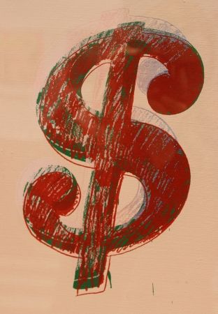 Многоэкземплярное Произведение Warhol - Dollar Sign by Andy Warhol